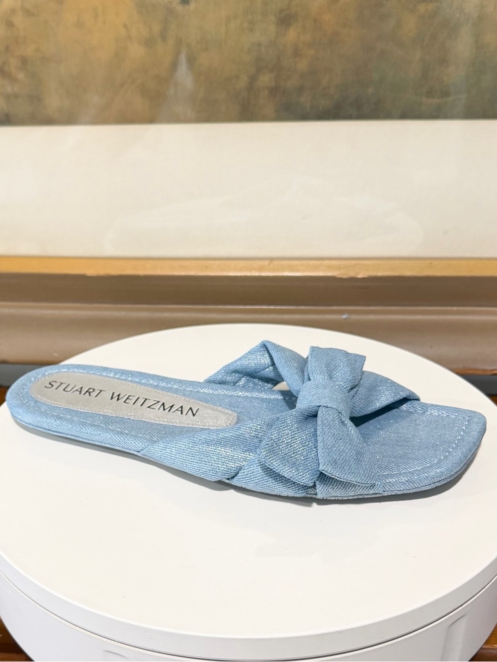 🌹STUART WEITZMAN 🌹 Sofia Bow Slide Sandal Size: 9 - Picture 3 of 9